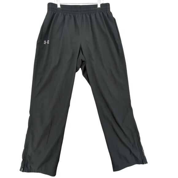 Under Armour Black HeatGear Training Joggers Men’s L Activewear Pants Athleisure - Picture 1 of 10